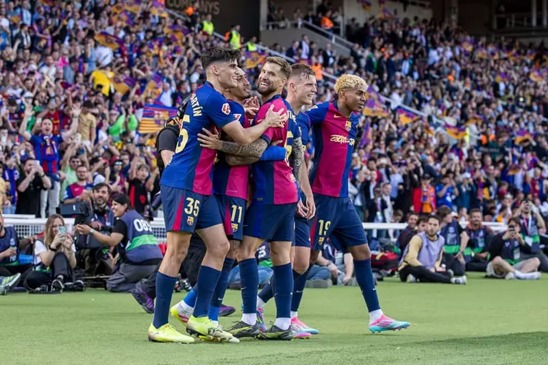 برشلونة يُنهي مشواره في الليغا بانتصار مثير على أتلتيك بلباو